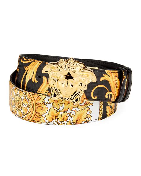 versace men's belt size chart|versace medusa belt price.